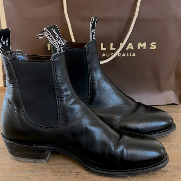 R. M. Williams Chelsea boat men, Black